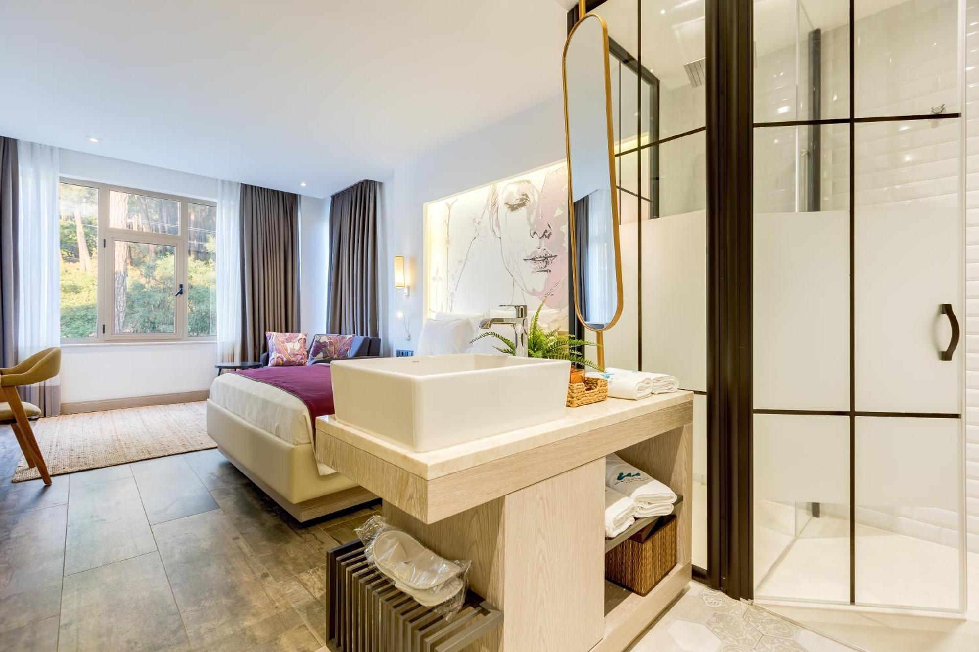 Melanippe Relaxing Hotel -Adults Only كاراوز الغرفة الصورة